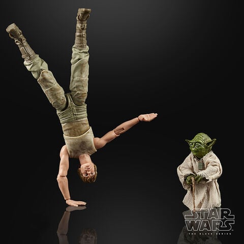 Figurine - Star Wars - Black Series Figurine - Luke Skywalker Et Yoda